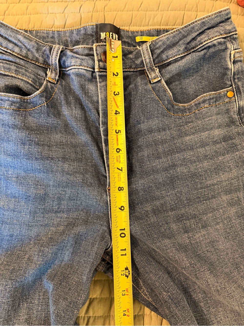 Maeve Wide-Leg Jeans in Medium Blue Denim - Picture 6 of 10
